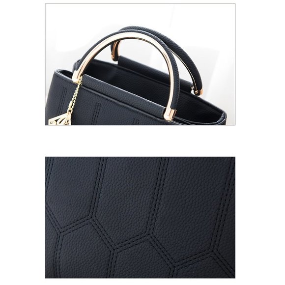 Chic Crossbody Fashion Bag - Style & Function - 5 Pockets - Lilac - Picture 5 of 8